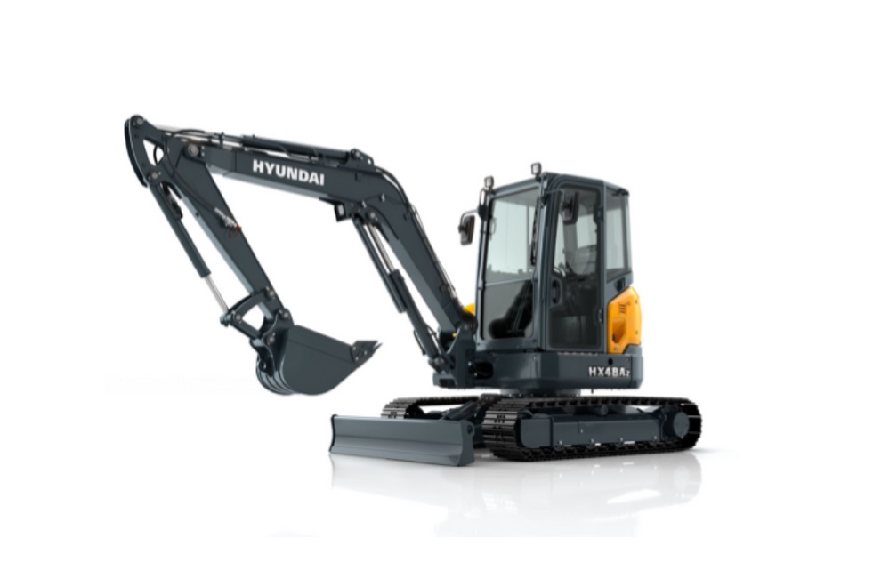 De nieuwe HX48A Z is een compleet nieuw ontwerp met baanbrekende normen in prestaties, comfort, bediening, veiligheid en onderhoud. Deze 4,8-tons machine is perfect voor productief en moeiteloos werken onder zware omstandigheden.